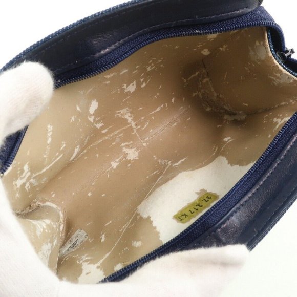 CHANEL Cosmetic porch Pouch Blue denim Women - Picture 5 of 8